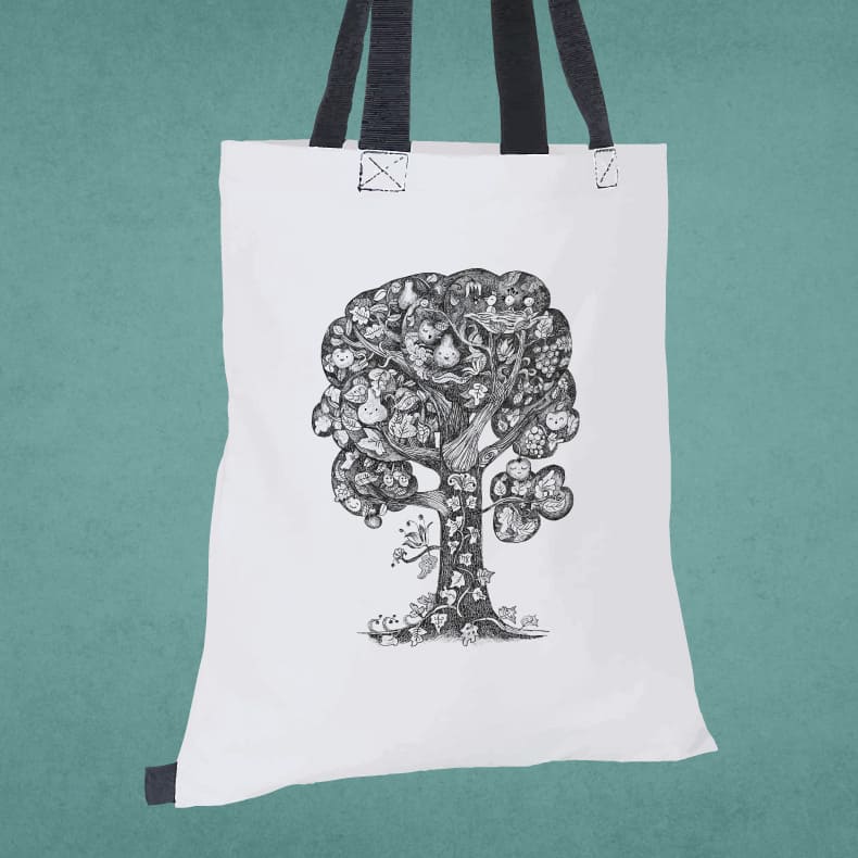 gyümölcsfa-táska gyümölcsfa-táska