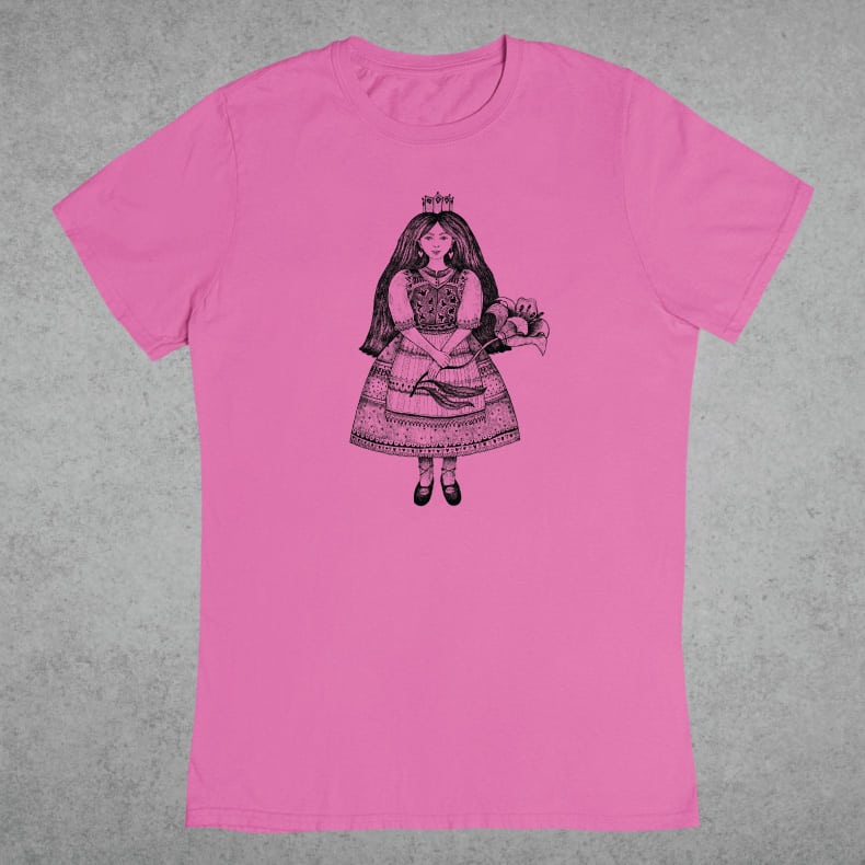 liliomkirálylány-unisex-pink liliomkiralylany-polo-pink